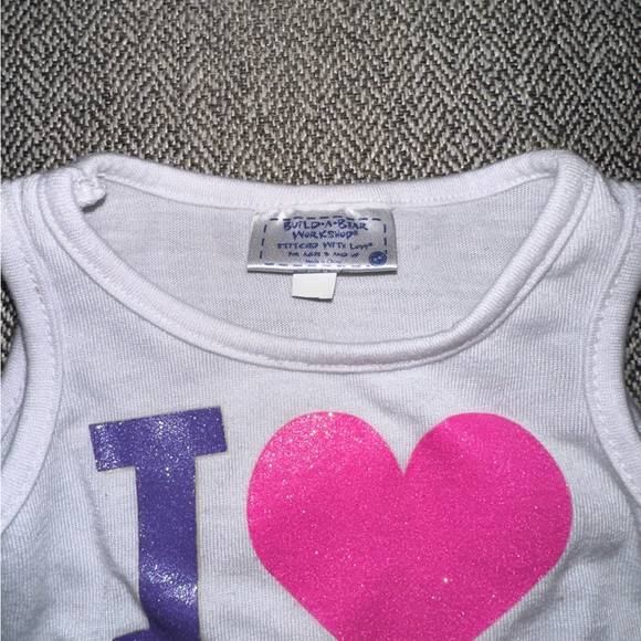 Build A Bear Workshop I Love California Shirt Tee tank Top RARE HTF - Picture 2 of 3